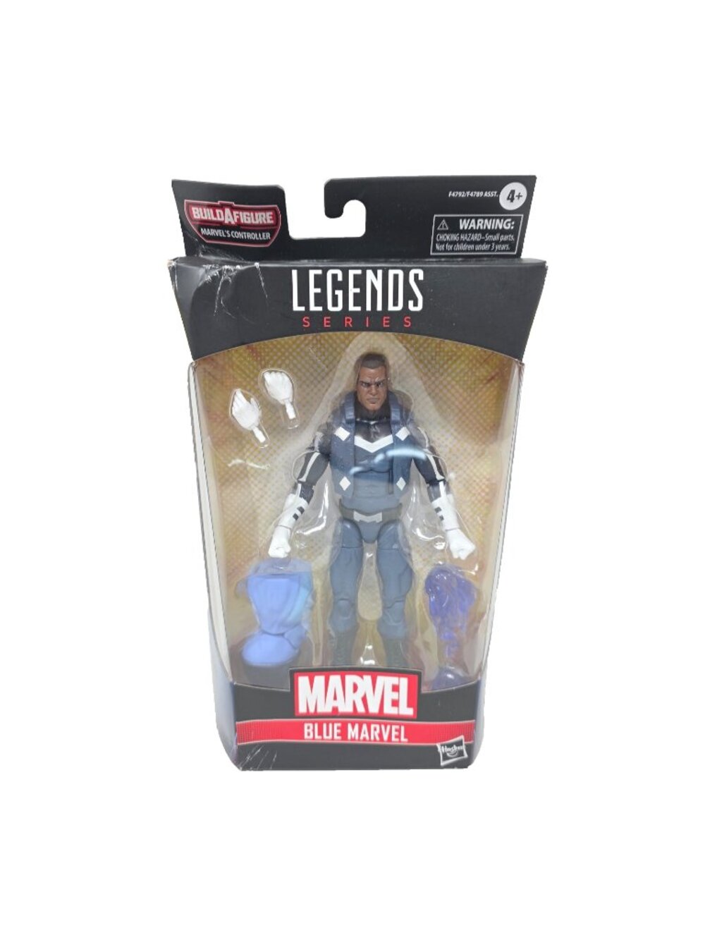 2022 Marvel Legends Blue Marvel 6" Figure Hasbro Build a Figure BAF Controller